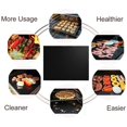 thumbnail image 2 of Grillmatta, ugnsmatta, bakmatta - Icke-klibbig - 40x33 Svart 9-pack, 2 of 5
