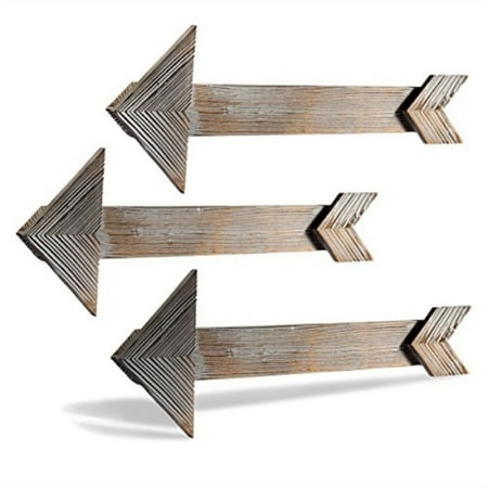 california cade electronic rustic wall decor-farmhouse decor-home decor arrow decorative signs-decoration for room (3, 5.9 x 17.5 inches)