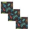 thumbnail image 6 of Game Joystick Joypad Baby Muslin Washcloths Soft Absorbent Face Towel, 3 PCS Vintage Controller Burp Cloths Cotton Bath Wipes Infant Wash Cloth for Newborn Boys Girls 12x12 inches, 6 of 6