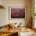 thumbnail image 3 of Taos Sunset - Taos New Mexico Photography Oak Framed Wall Art Print 20 x 30 inches, 3 of 6