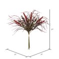 thumbnail image 3 of Vickerman 27" Artificial Burgundy Euphoria Onion Grass Bush., 3 of 4