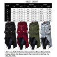 thumbnail image 4 of Pullovers Décontractés à Manches Longues Imprimé Ourlet Irrégulier pour Femmes, 4 of 4