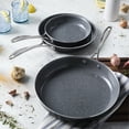 thumbnail image 2 of Henckels Capri Ceramic 3-pc Aluminum Ceramic Nonstick Fry Pan Set, 2 of 5