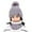 Gray, variant on ZQUUVOU Women's Knitted Wool Hat Solid Color Plush Thermal Lined Beanie Ear Coverage Cold Weather for Outdoor Activities Gray