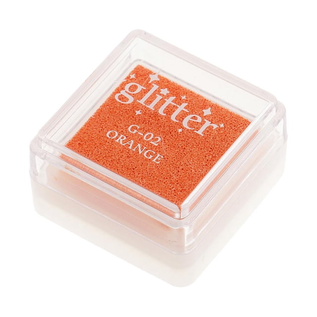 Almohadilla de tinta de 8 colores para con los dedos, almohadilla de tinta para tarjetas artesanales para niños naranja Macarena Sellos de goma Almohadilla de tinta