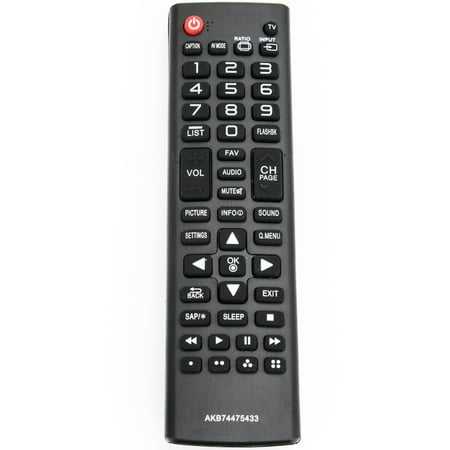 Lg Tv Remote New AKB74475433 Replaced Remote Control compatible with LG TV AKB74475455 42LF5600 50LF6000 65UF6700 49UF6700 ()
