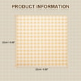 thumbnail image 2 of Uxcell 300pcs Square Checkered Wax Paper Sheets 8.66" x 8.66" Oil-absorbing Dry Food Wrapping Paper for Sandwich Baking Paper Liners Picnic Basket Bread Hamburger Wrap Kitchen, Yellow, 2 of 7