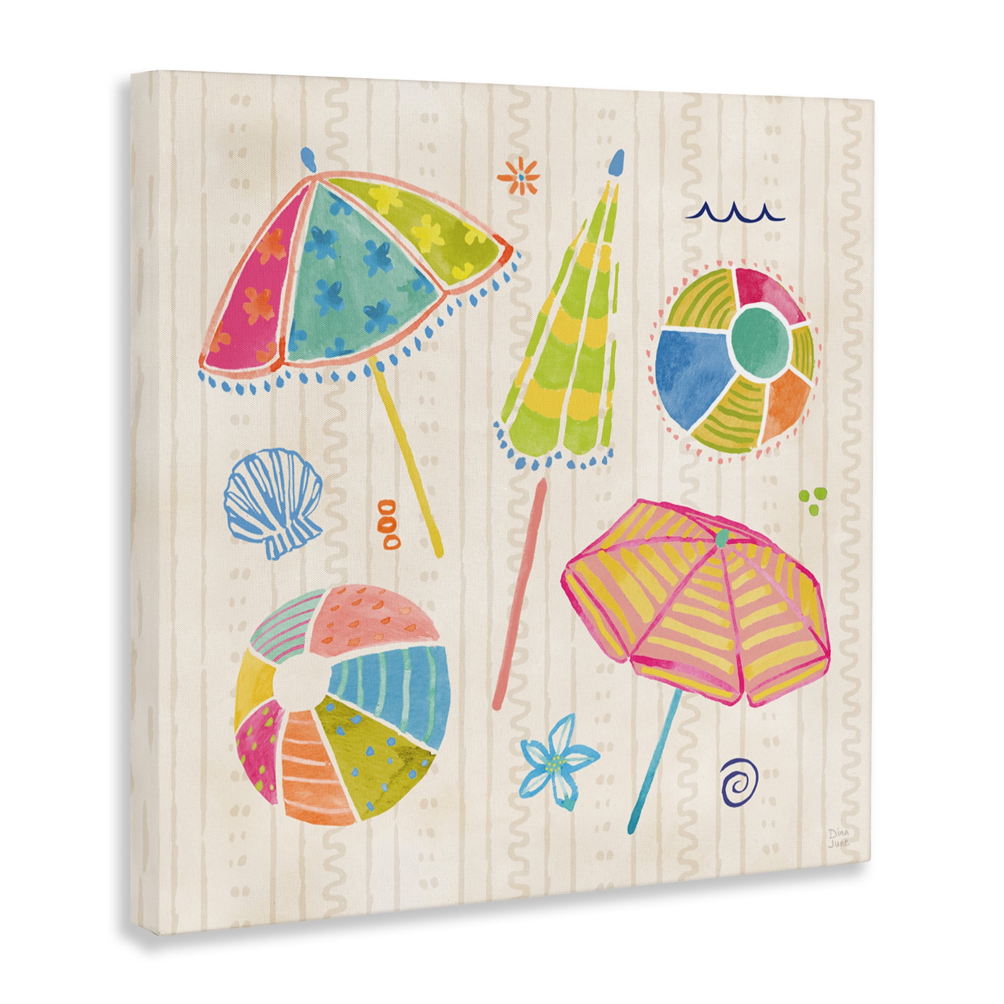 Stupell Industries Fine In The Sunshine Canvas Wall Art, design by Dina June