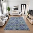 thumbnail image 6 of Addison Rugs Mayfield Premium Machine Washable Traditional Panel Green Rectangle Rug, 8' x 10', 6 of 6