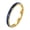 Gold Plated Blue, variant on Women's 2mm Thin Stainless Steel Ring Inlay Full Cubic Zirconia Stackable Promise Wedding Band Green Size 6