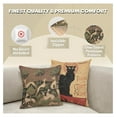 thumbnail image 2 of Home Furnishings Medieval Dogs Throw Pillow Cover 18" x 18" – Decorative Tapestry Cushion Case for Living Room Couch, & Cozy Square | Cotton Jacquard Woven in Belgium | Insert Not Included, 2 of 6
