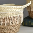 thumbnail image 2 of LLC Pot de Fleurs Rond Tressé en Herbe de Mer, 2 of 5