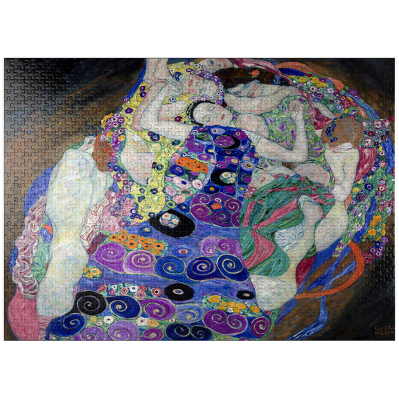 MyPuzzle - Gustav Klimts The Virgin 1913 - Premium 1000 Piece Jigsaw Puzzle for Adults