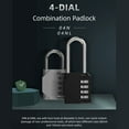 thumbnail image 3 of AOOOWER Combination Padlocks 4 Digit Locker Padlocks for Gym School Lockers Padocks, 3 of 12