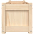 thumbnail image 6 of vidaXL Garden Planters Patio Flower Box for Climbing Plants Solid Wood Pine, 6 of 10