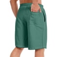 thumbnail image 4 of HAJWOH Men's Baggy Sweat Shorts Under Knee Length Casual Classic Athletic Sweat Short with Drawstring, 4 of 4