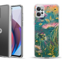 OneToughShield ® Compatible with Motorola Moto G Power 5G 2023 Fashion Phone Case - Flower Wind