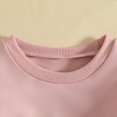 thumbnail image 5 of NOLDARES Toddler Baby Boys Girls Fall Clothes Print Outfit Long Sleeve Sweatshirt and Jogger Pants Set(Pink,18-24 M), 5 of 9