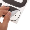 thumbnail image 4 of 6 Sheets Number Stickers for Trashcan Mailbox Signs and Trash Bins with Background Numbers, 4 of 6
