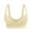 Beige, variant on CFLVAEK Plus Size Bras for Elder Women Comfort Front Closure Everyday Bra Full Figure Supportive Bralettes Comfy Beauty Back Sleep Bra for Large Breast Beige 36AB