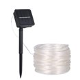 thumbnail image 3 of Mistaha 12M/39.4Ft 7.2W 120 LED Solar Powered Energy Rope Light Lawn Lamp Warm White Combination In Sequential Slo-glo Chasing/flash Slow Fade Twinkle/flash on 8 Different Effects IP65 Water Resi, 3 of 8