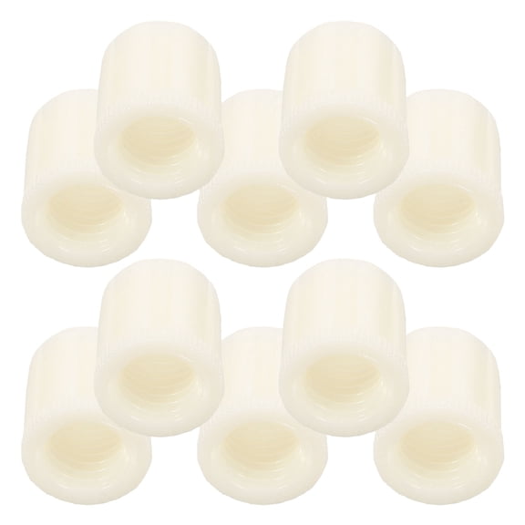 OULII 10Pcs Compact Plastic Nuts for Toilet Brush Handle Accessories Compatible with Multiple Models
