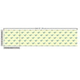 thumbnail image 3 of Marine Fabric by the Yard, Repeated Abstract Underwater Shark Silhouettes on Harbor Striped Backdrop, Decorative Upholstery Fabric for Sofas and Home Accents, White Sky Blue Yellow by Ambesonne, 3 of 5