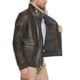 thumbnail image 2 of Chaqueta Tommy Hilfiger Smooth Lamb Touch de piel sintética marrón, 2 of 3