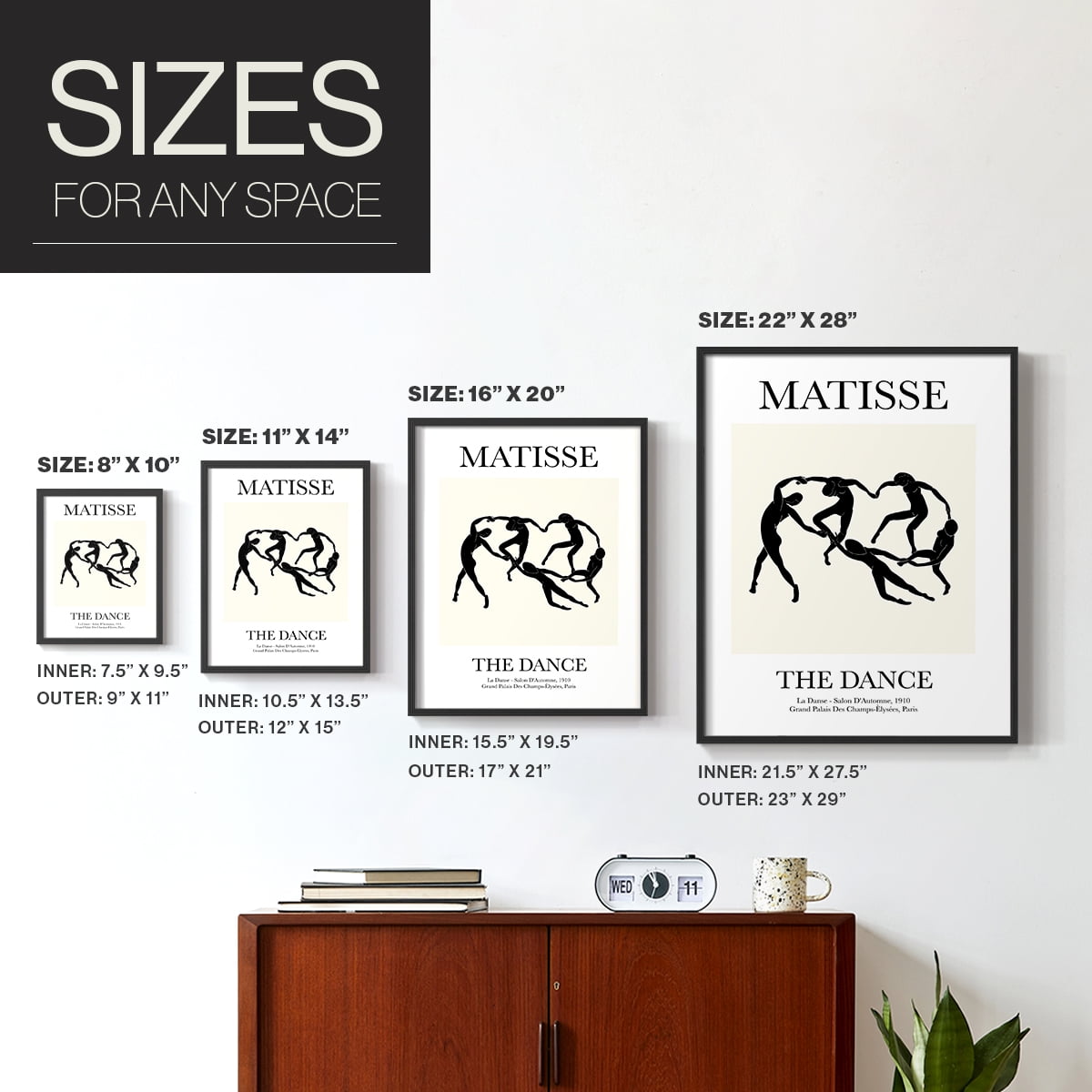 Matisse XCVII Framed Print - Solid Wood