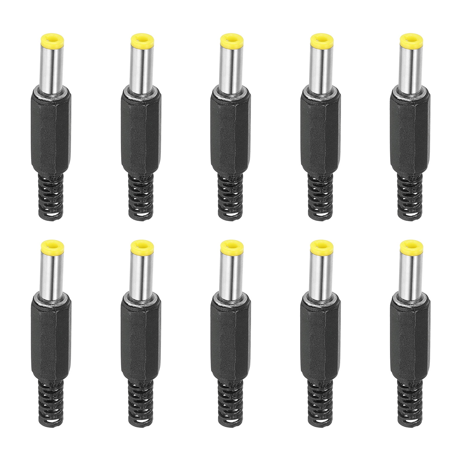 12V DC Male Jack to Alligator Clip Power Cable Connectors