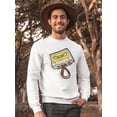 thumbnail image 2 of Retro Music Symbol. Sweatshirt Men -Image by Shutterstock, Male 3X-Large, 2 of 4