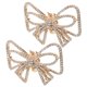 thumbnail image 4 of GOOHOCHY 1 par de Clips para zapatos con lazo, diamantes de imitación, adornos para zapatos de novia y boda, decoraciones para zapatos de mujer, 4 of 8