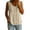 #408-Beige, variant on Button Down Shirts for Women Trendy Sleeveless V Neck Cotton Linen Solid Color Loose Fit Casual Summer Tank Tops