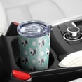 thumbnail image 5 of 20 Oz French Bulldog Coffee Tumbler Double Wall Insulated Stainless Steel Water Bottle | Metal Reusable Thermoses Flask with Cup Cap | Leak & Sweat Proof with Anti-Dust Lid, 5 of 7