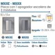 thumbnail image 2 of Apagadores Tipo Escalera Inoxium1ESilver 1Pza Apagador Escalera 125-250VCA 10A 50/60Hz Plateado Acero Inoxidable/PC., 2 of 3