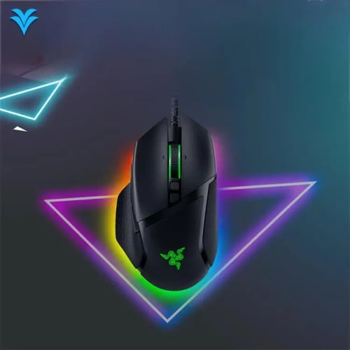 Razer Basilisk V3 Customizable Gaming Mouse,26000 DPI, 10+1 Macro Buttons,11 Chroma RGB Lighting Zones
