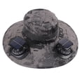 thumbnail image 3 of Sun Hat with 4 Solar Fan Wide Brim Fishing Bucket Hat USB & Solar for Men Women UPF 50+ Cooling for Fishing Beach, 3 of 3