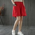 thumbnail image 2 of Newly Summer Cotton Shorts For Women High Waisted Shorts Streetwear Sweatshorts Casual Cargo Pants With Pockets Ropa De Mujer zhangmengya LED, 2 of 2