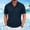 c01Blue, variant on Men's Linen Short Sleeve Shirt Outdoor T-shirt Relaxed Fit Breathable Summer Tops Casual Lightweight Button Down with Pocket Black XL