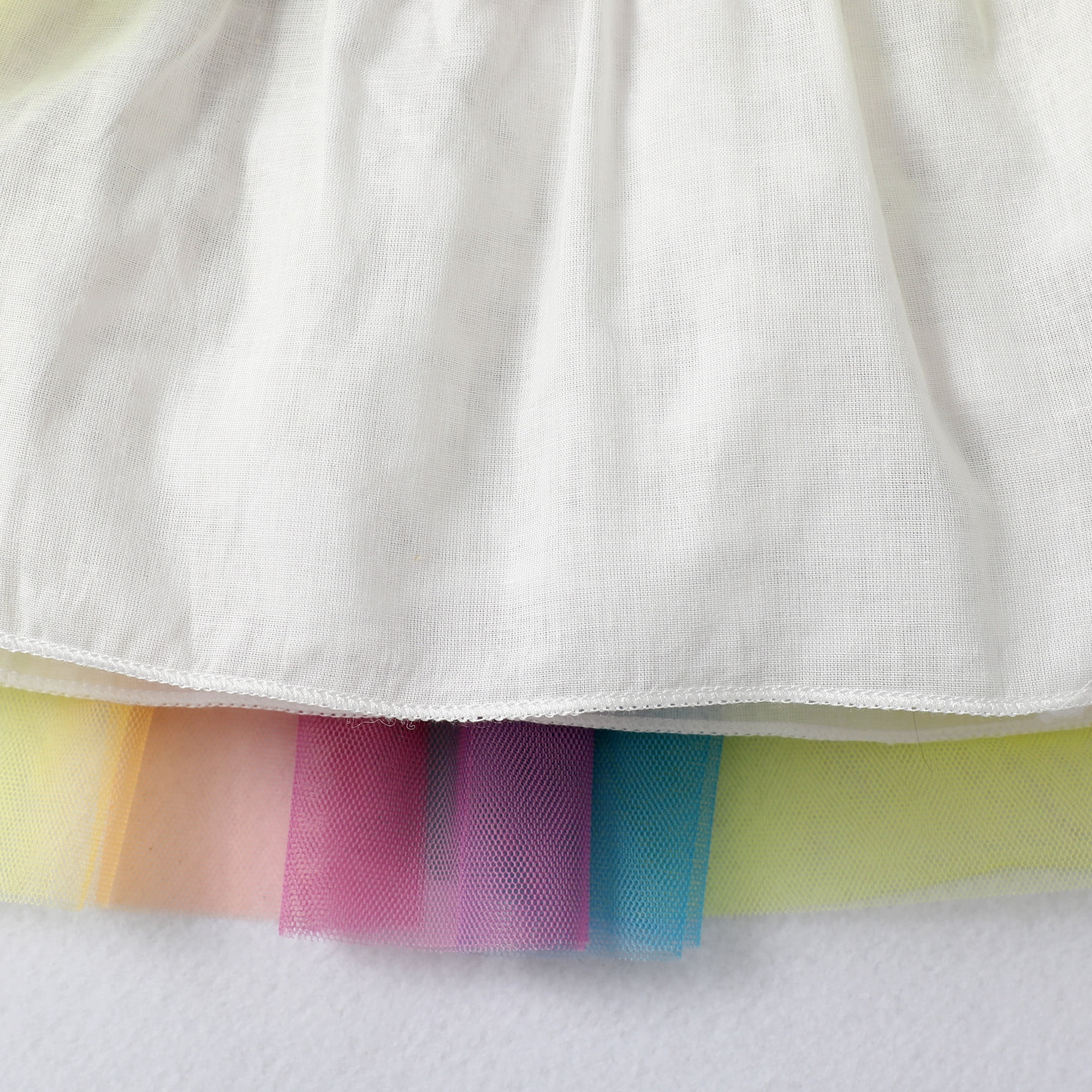 Infant Baby Girl Dress Cute Baby Girl Clothes Sumer Baby Girl Dress Tutu Dress Baby Dress for Girls 6-12 Month Yellow 1 year old girl Dress