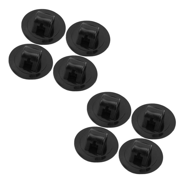 Boat Motor Stand Holder, 3in Boat Motor Bracket Buckle, 36pcs Durable Black Outboard Engine Kayaks Canoes for Inflatable Boats Inflatable Dinghy