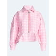 thumbnail image 6 of Free Assembly Women's and Women's Plus Houndstooth Peplum Jacket, Sizes XS-4X, 6 of 6