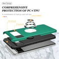 thumbnail image 6 of AIOVETEAB for Google Pixel 7 Case,Silky Soft Touch Heavy Duty Protective Cover with Ring Holder Kickstand Magnetic Phone Case for Pixel 7 2022 (Green), 6 of 6