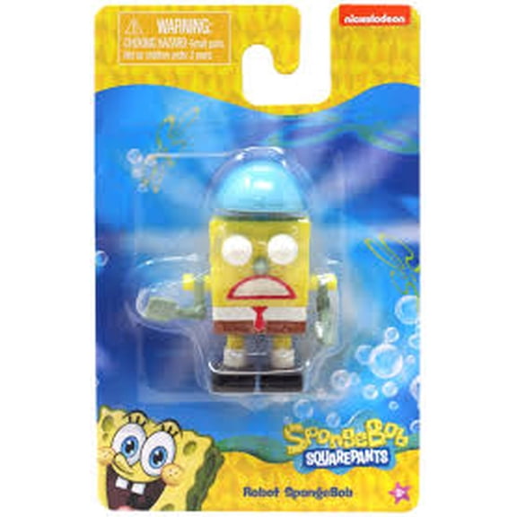 Action Figure – Robot Sea Sponge Character with Mechanical Armor