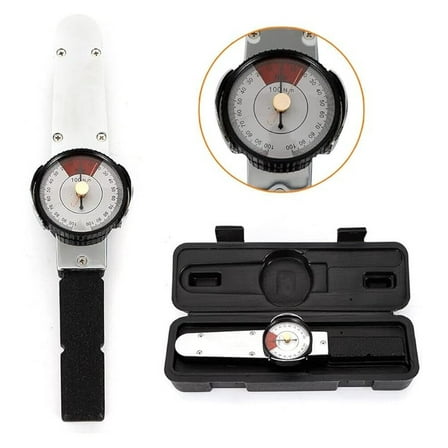 Inch Pound Torque Wrench, Dial Torque Wrench 0-100n. m, Meter Indicator For Torque Measurement 2-Directionhand Tools