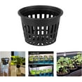 thumbnail image 3 of Zootealy 10 PCS Garden Slotted Mesh Net Cups 3 inch Hydroponic Planting Basket Round Plastic Pots, 3 of 7