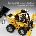 thumbnail image 5 of LEGO Technic Backhoe Loader Construction Toys - Building Toys Set for Boys & Girls, Ages 7+ - Educational Gift Ideas for Kids Birthday W/ Usable Back Digger, Scoop, & Outriggers - 42197, 5 of 10