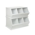 thumbnail image 3 of Trois Bacs de Rangement - Blanc, 3 of 7