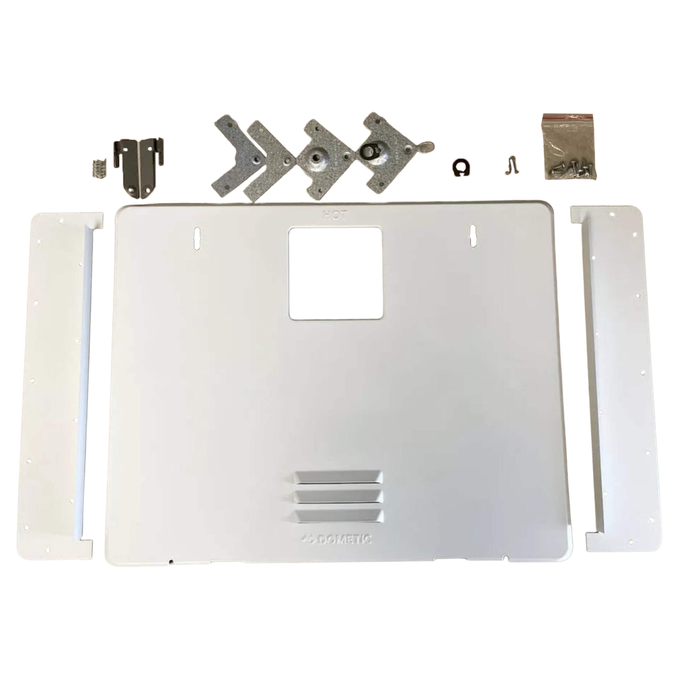 Dometic 94946 White, Water Heater Door Conversion Kit RV Part