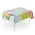 thumbnail image 1 of NUDECOR Cuba Central America Map Highly Detailed Rico Puerto Panama Tablecloth Table Desk Cover Home Party Decor 60x84 inch, 1 of 1
